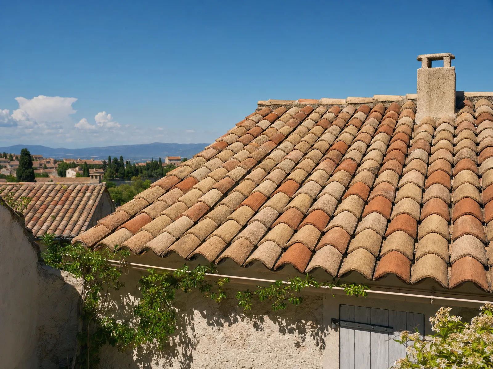 Démoussage de toit en Occitanie : tuile canal et sécheresse, faut-il traiter ?